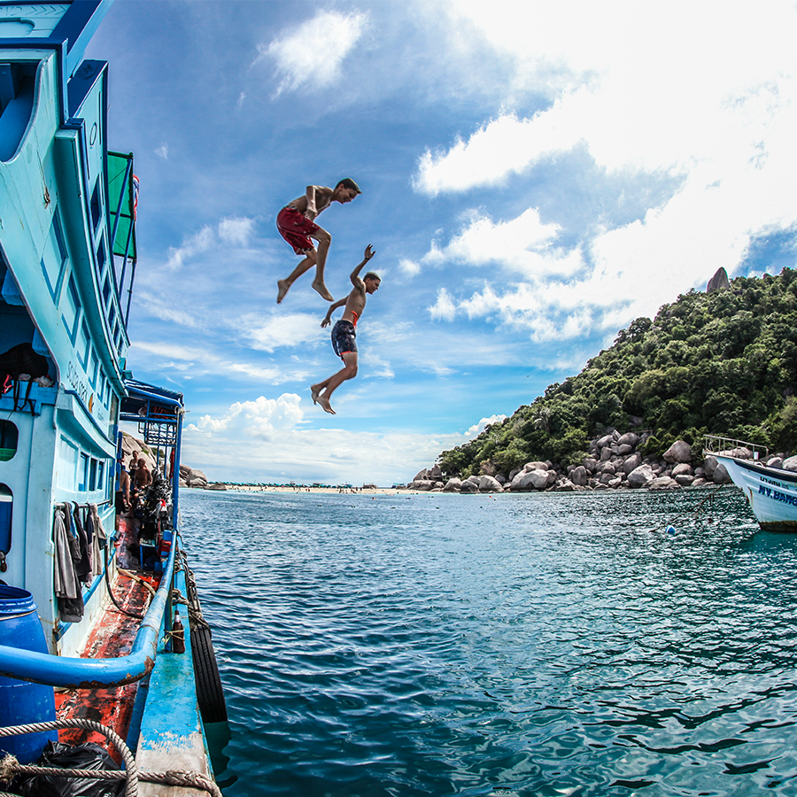 Life by the sea on Koh Tao, Thailand