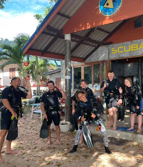Scuba shack Koh Tao Family